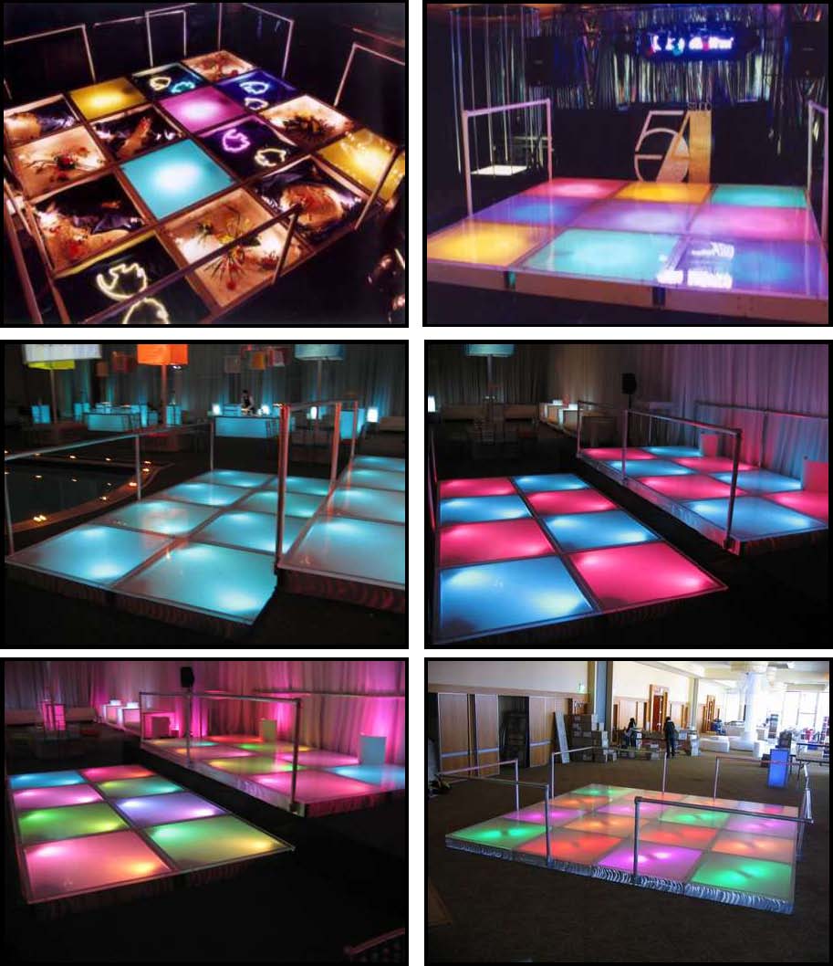 Props & Products Dance Floors - Illuminated