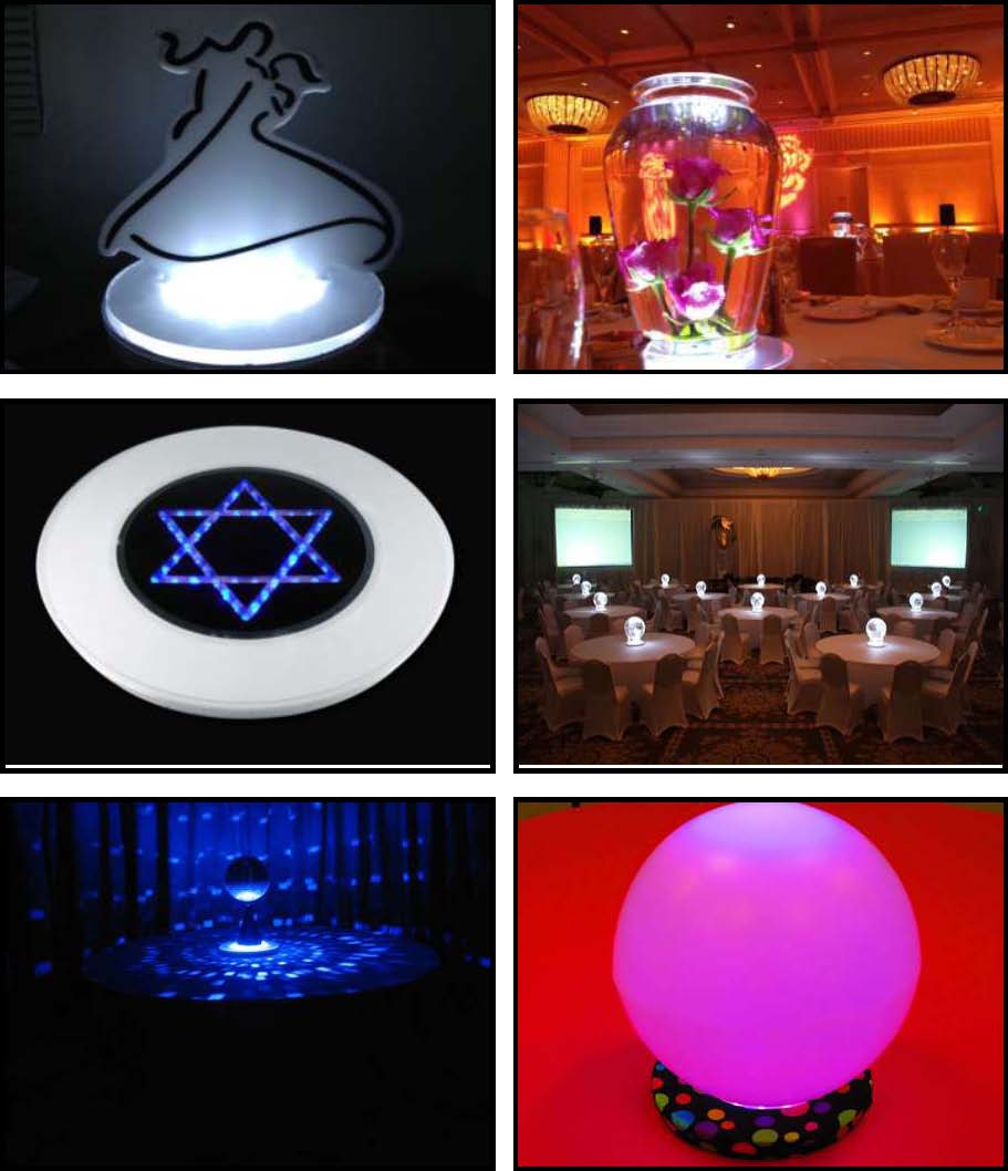 Props & Products Centerpieces – 10” LED